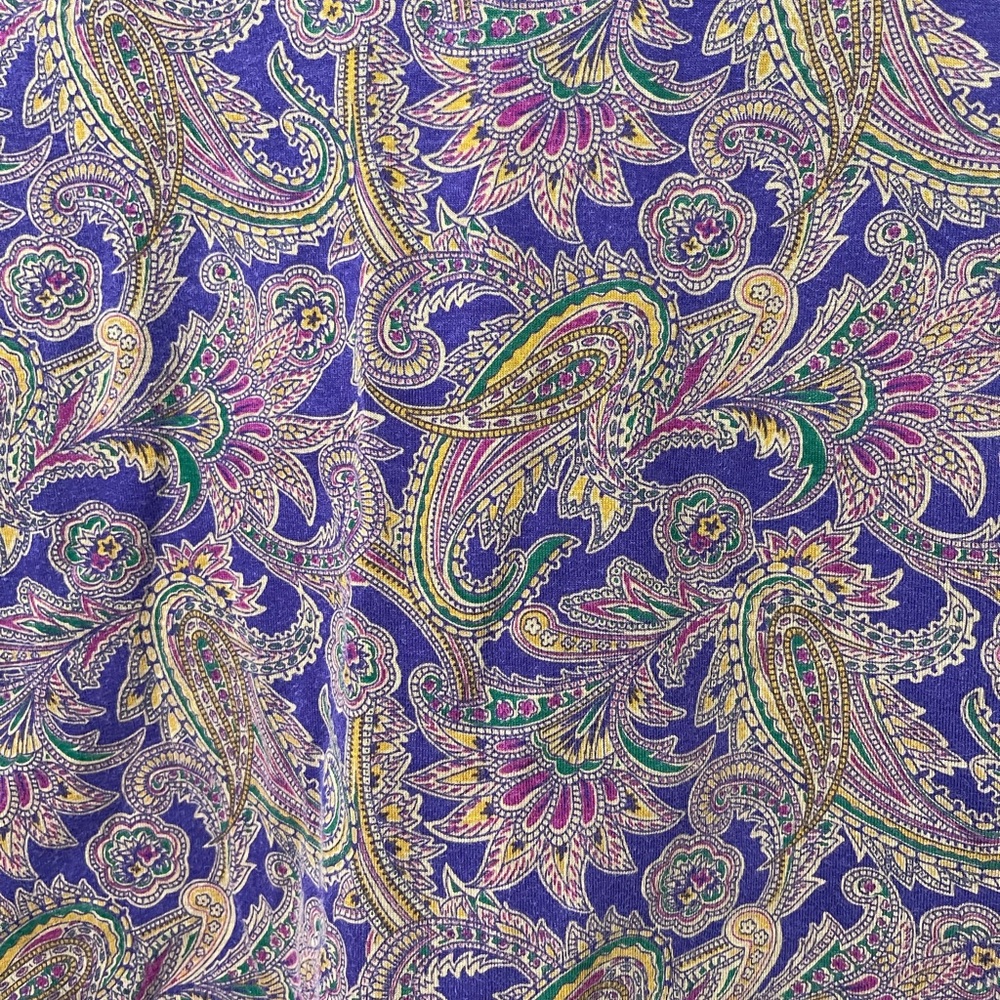 Lauren Ralph Lauren Paisley Print Long Sleeve Top - Picture 4 of 5